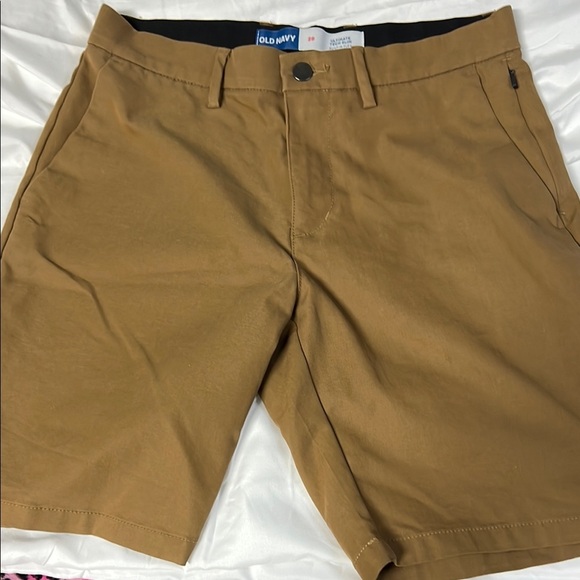 Old Navy Other - Old Navy Tan Flat Front Shorts Classic Style